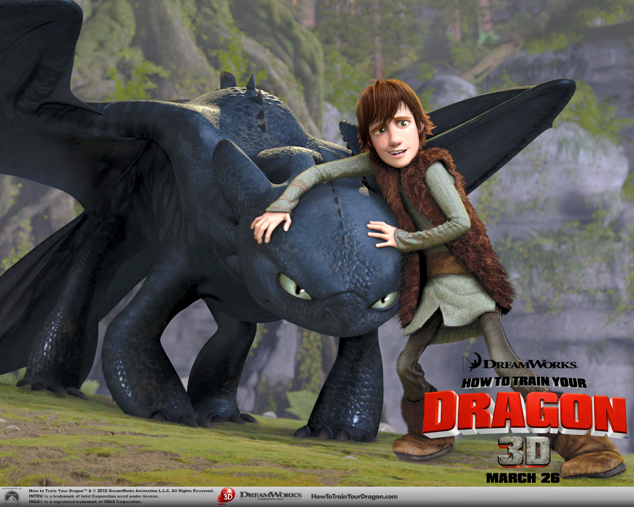 Best How to Train Your Dragon 3D movie Wallpapers