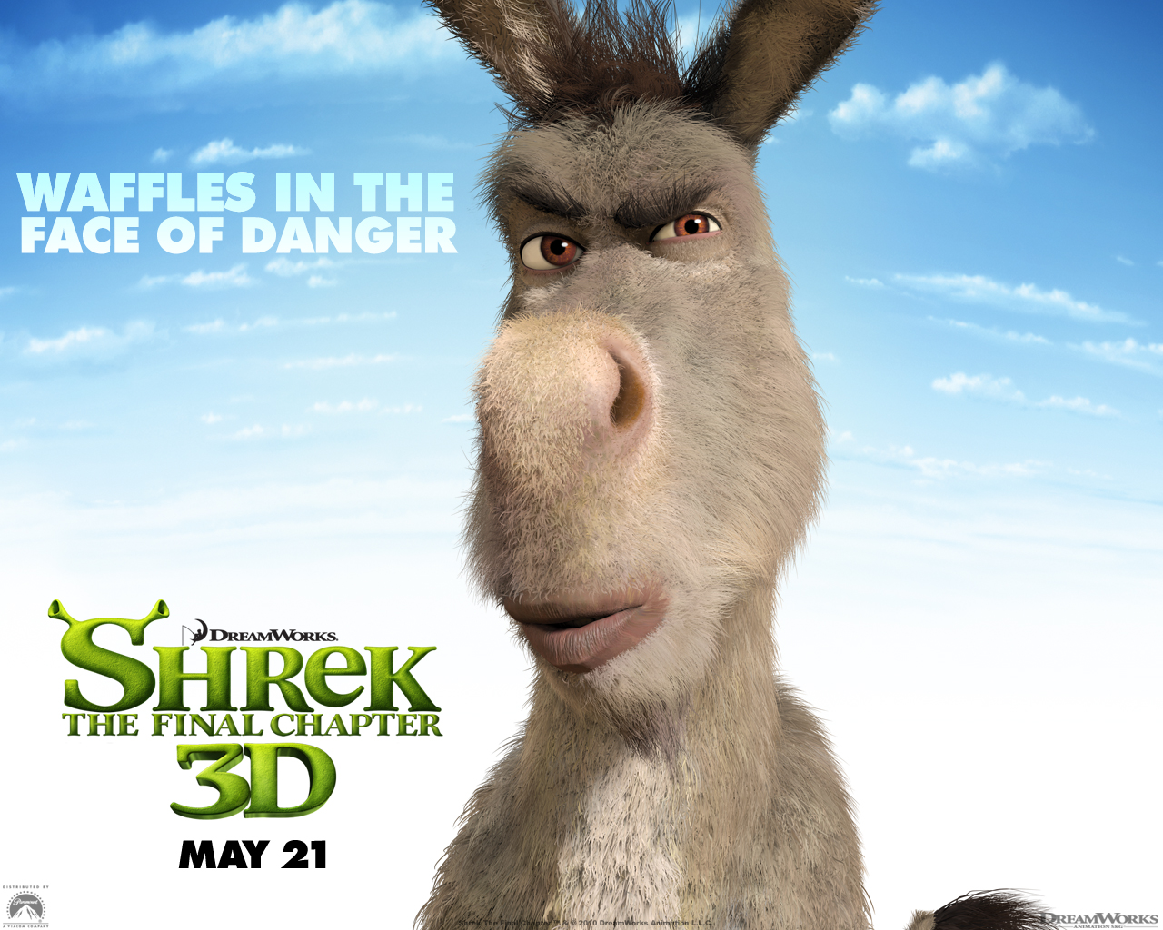 Donkey from Shrek Forever After Desktop Wallpaper