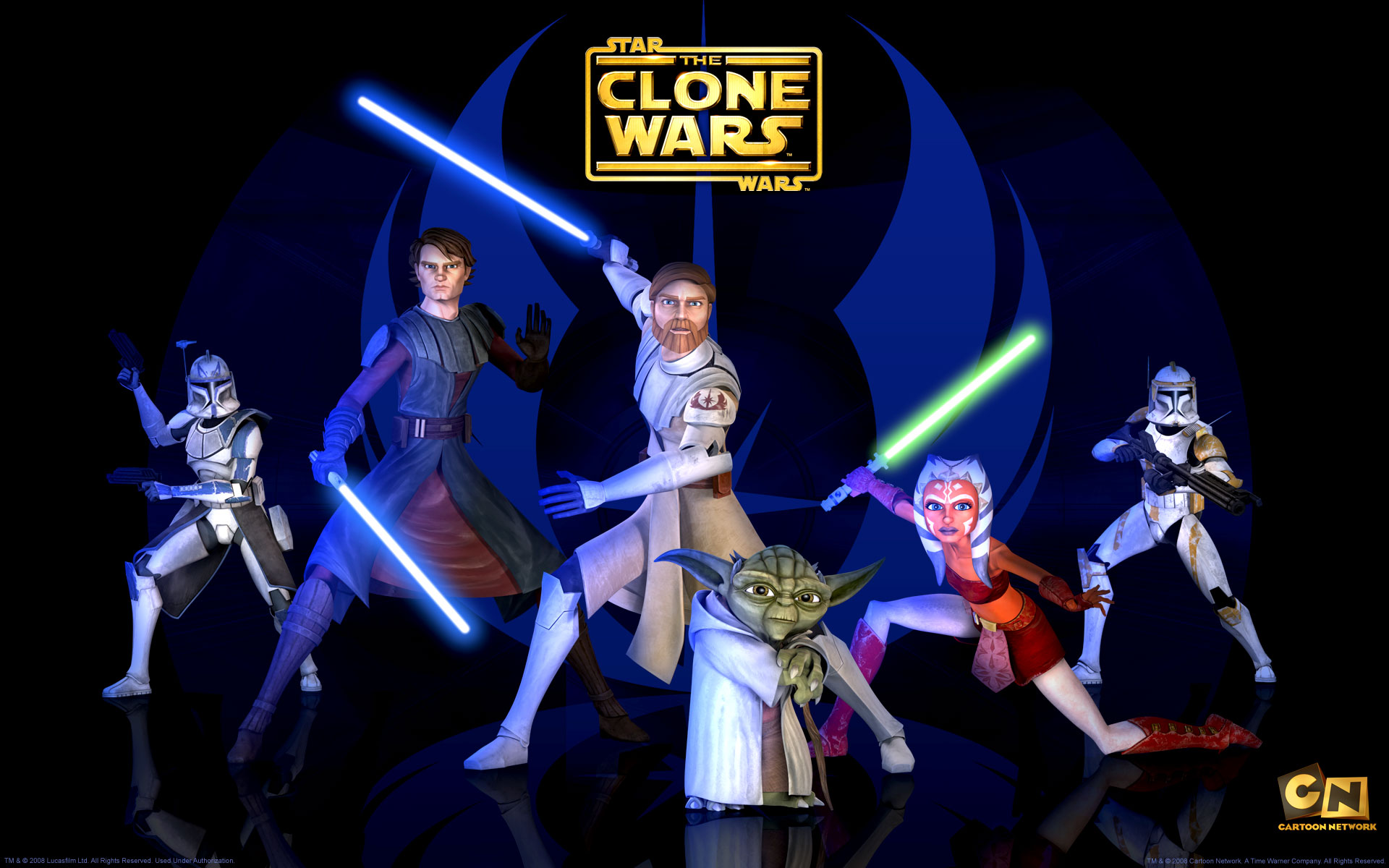 Jedi Masters from The Clone Wars wallpaper - Click picture for high 