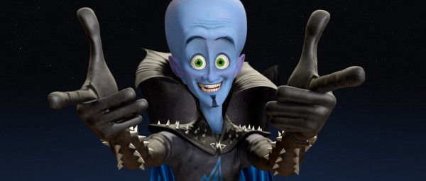 Megamind the blue alien super villain