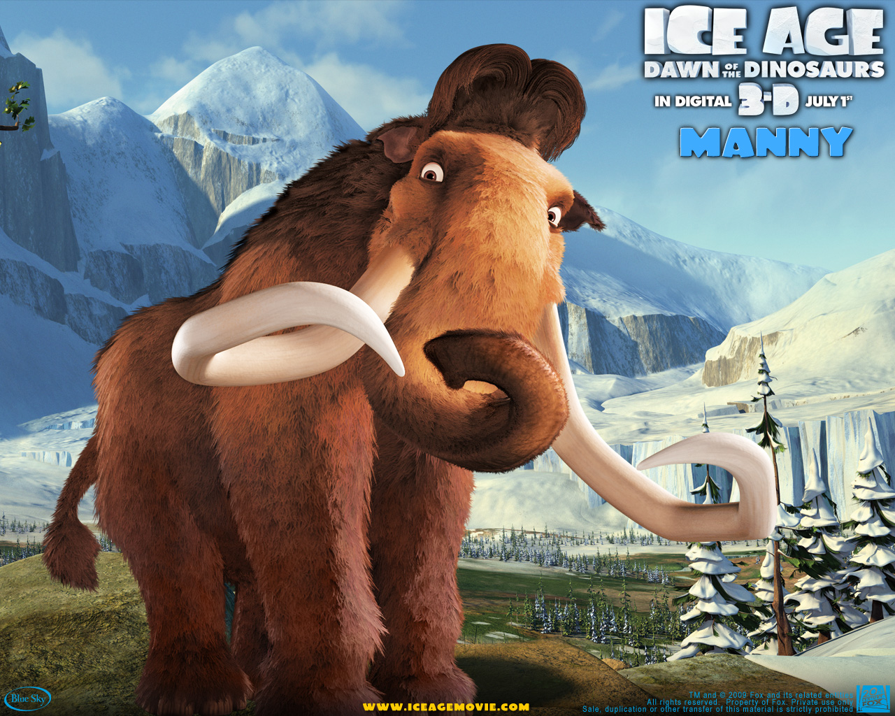 Manny from Ice Age wallpaper - Click picture for high resolution HD 