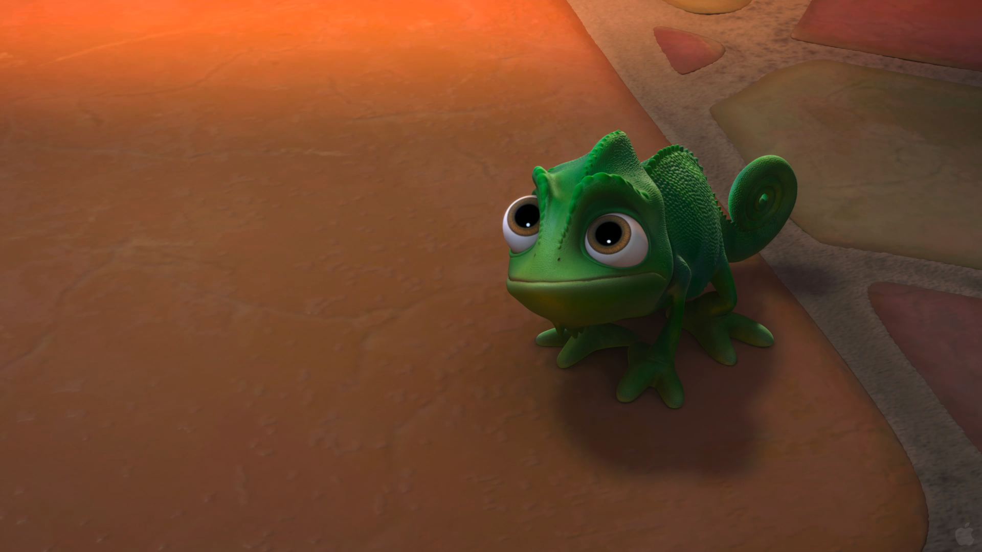 Pascal the Chameleon from Disney’s Tangled Desktop Wallpaper