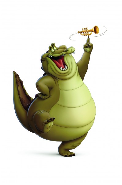 Louis the gator from Disney's Princess and the Frog wallpaper