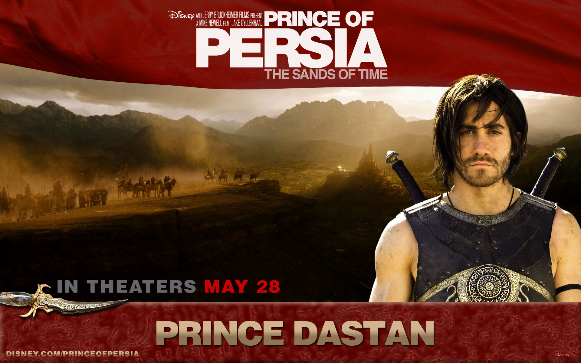 Prince Dastan from Prince of Persia Desktop Wallpaper