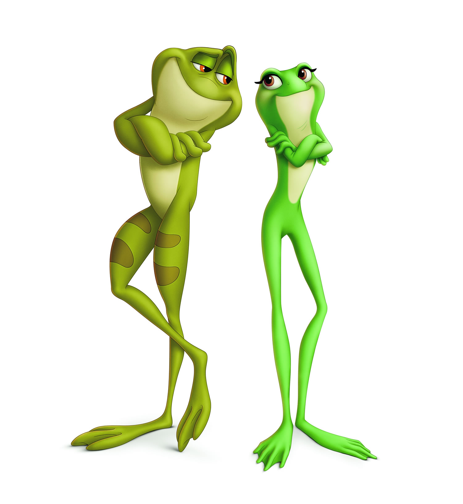 Tiana and Naveen as Frogs from Disney’s Princess and the Frog Desktop