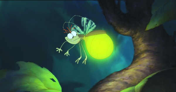 Ray the lightning bug from the Disney movie Princess and the Frog wallpaper