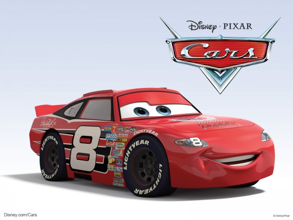 Dale Jr. the sports car from Disney/Pixar movie Cars wallpaper