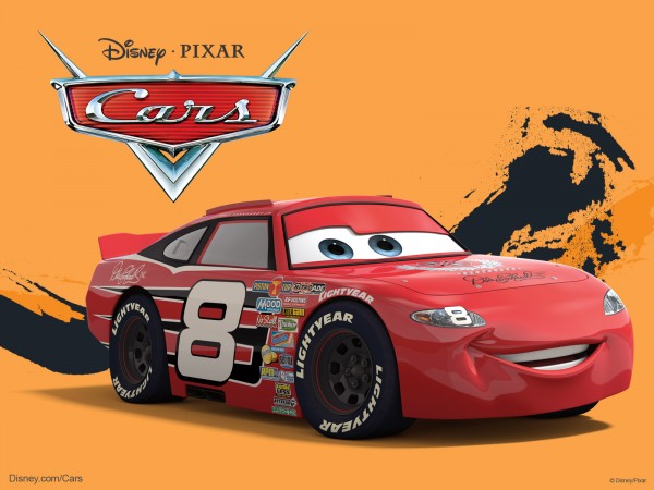 Dale Jr. the sports car from Disney/Pixar movie Cars wallpaper
