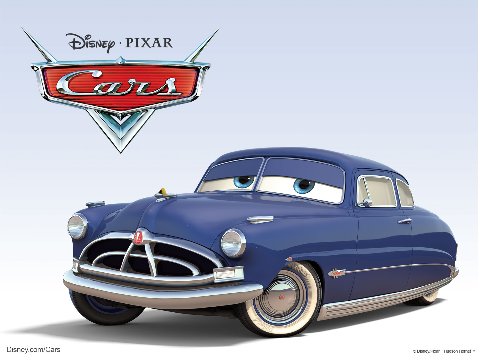 Doc Hudson Racing Car from Disney-Pixar Cars Desktop Wallpaper