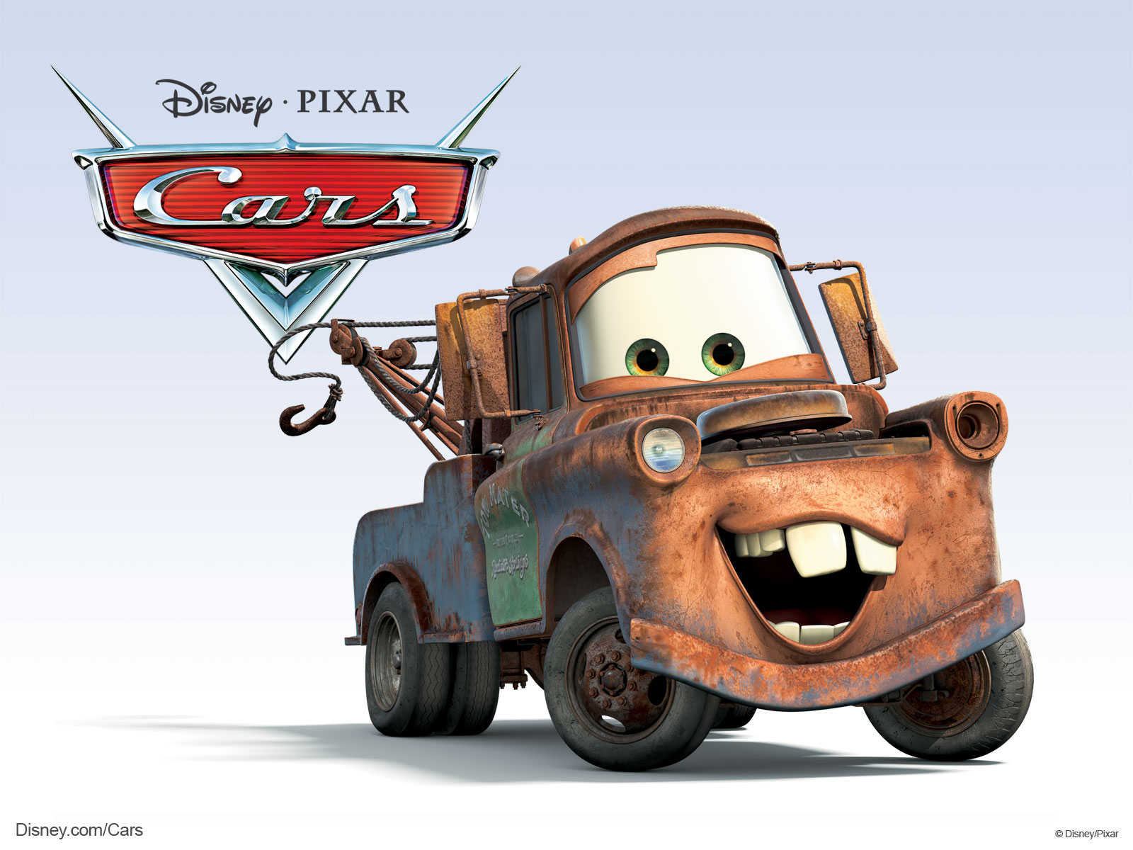Mater the Tow Truck from Disney-Pixar Cars Movie Desktop Wallpaper