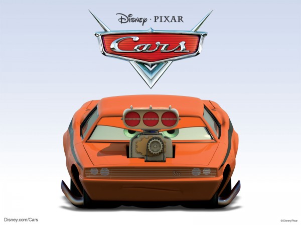 Snot Rod the muscle car from the Disney/Pixar CG animated movie Cars