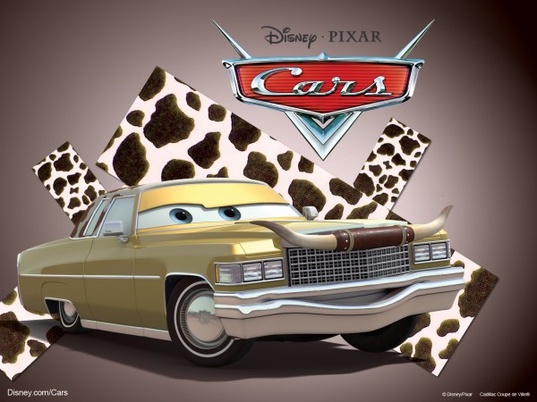Tex the Cadillac Coupe de Ville car from the Disney/Pixar CG animated movie Cars