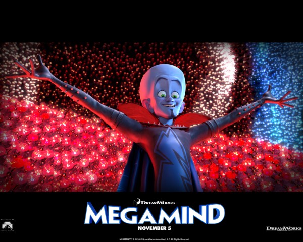 Megamind from the Dreamworks CG animated movie wallpaper