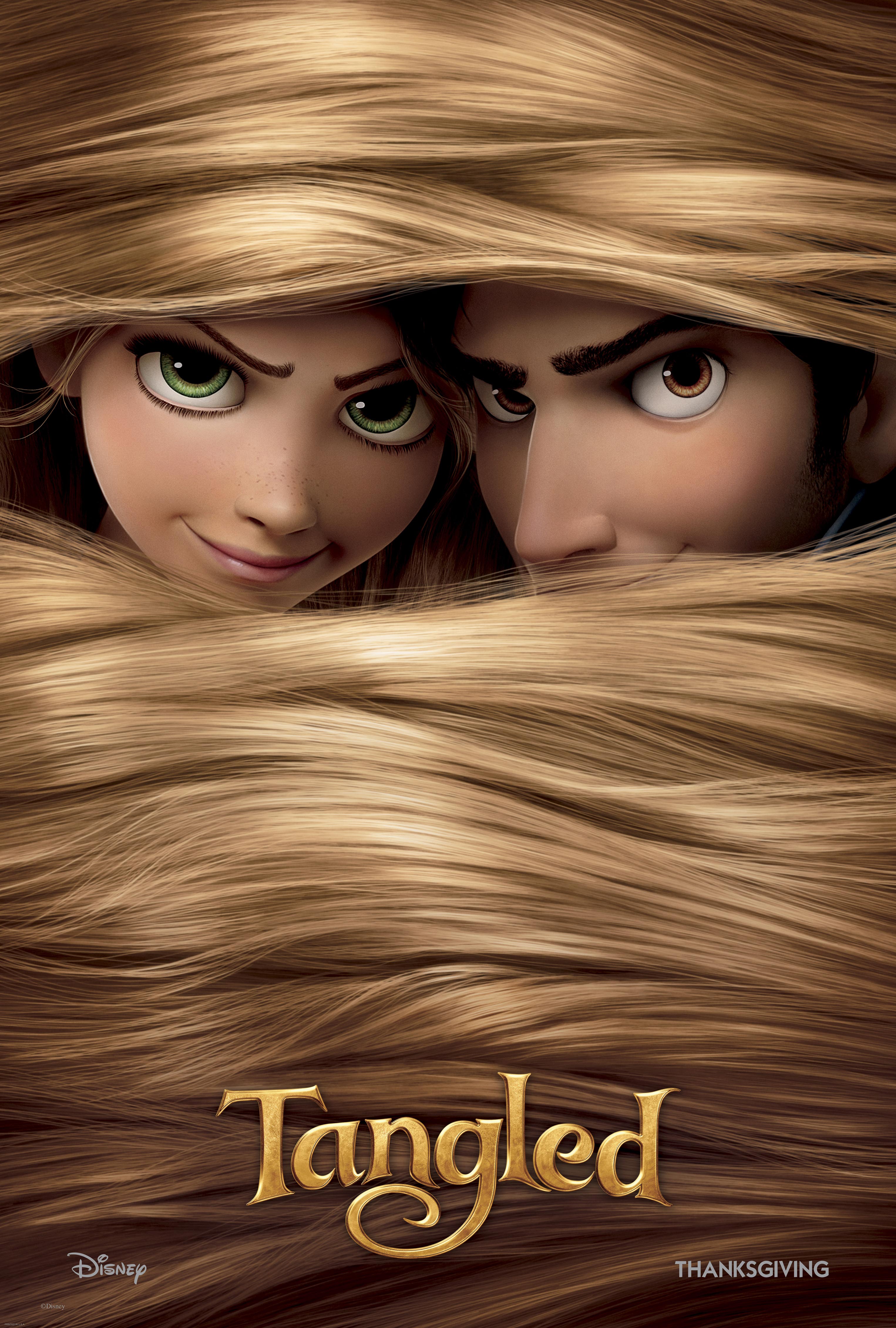 Disney's Tangled Movie Poster Desktop Wallpaper
