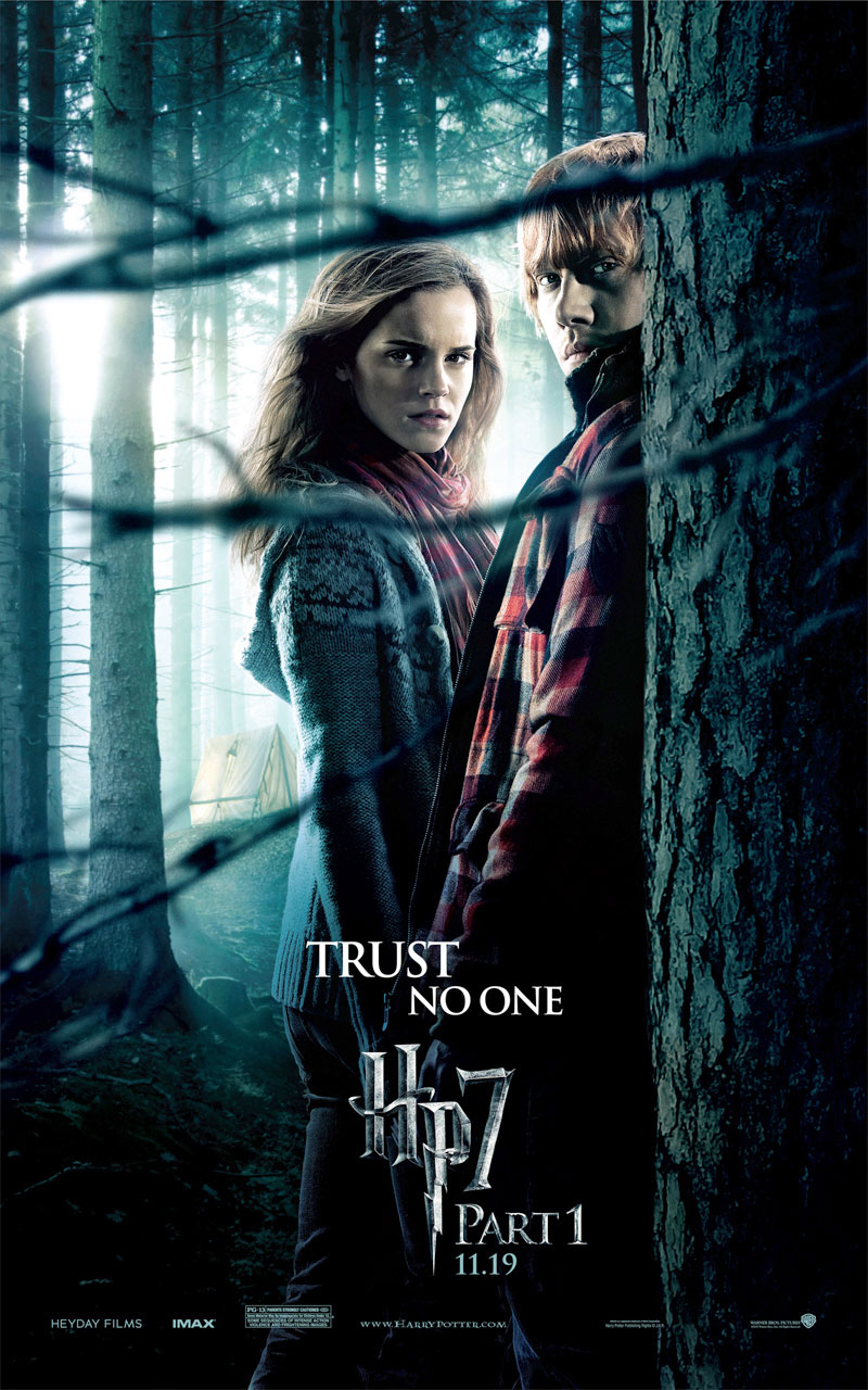 Hermione and Ron from Harry Potter and the Deathly Hallows Desktop Wallpaper