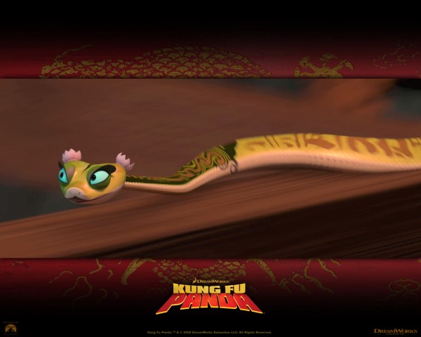 Master Viper the snake from Kung Fu Panda Movie wallpaper