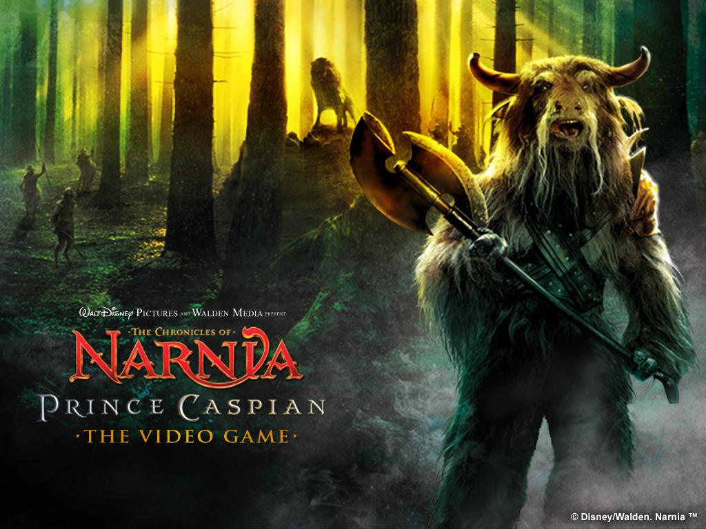 Aslan and Creatures from The Chronicles of Narnia Desktop Wallpaper