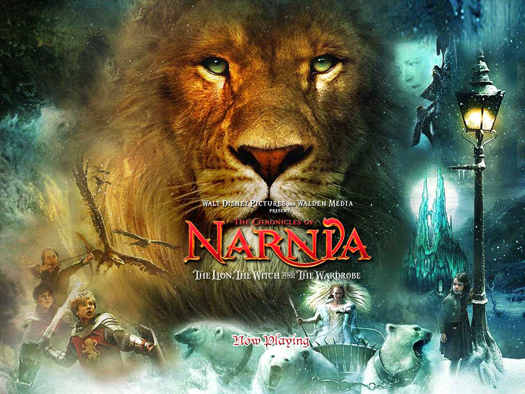 Aslan and Creatures from The Chronicles of Narnia Desktop Wallpaper