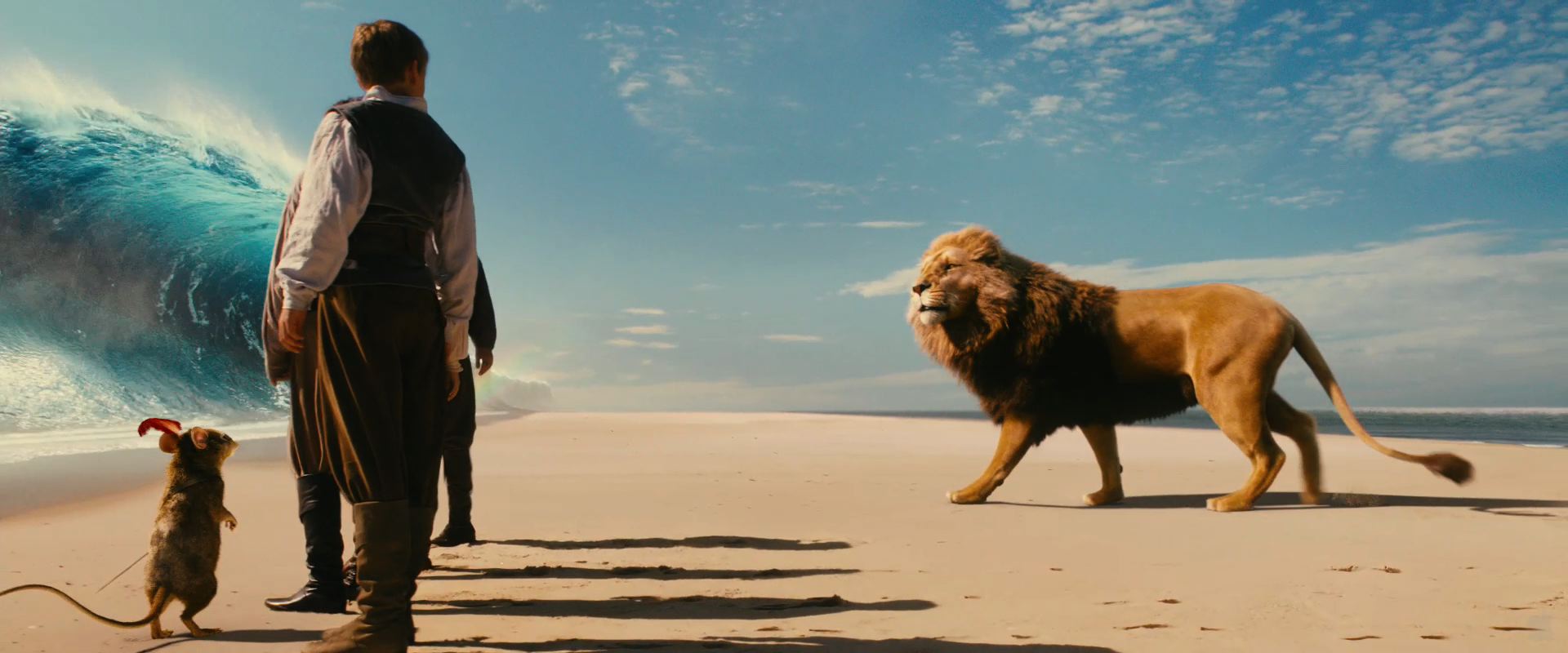 Aslan and Creatures from The Chronicles of Narnia Desktop Wallpaper