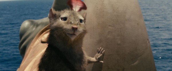 Reepicheep the mouse in the Chronicles of Narnia Voyage of the Dawn Treader