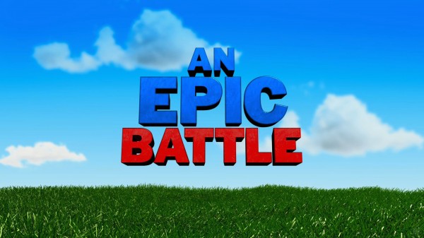 text that reads An Epic Battle from Disney's Gnomeo and Juliet movie wallpaper