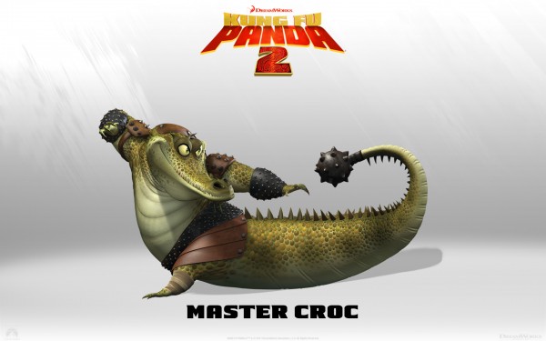 Master Croc from Kung Fu Panda 2 animated Movie HD Wallpaper
