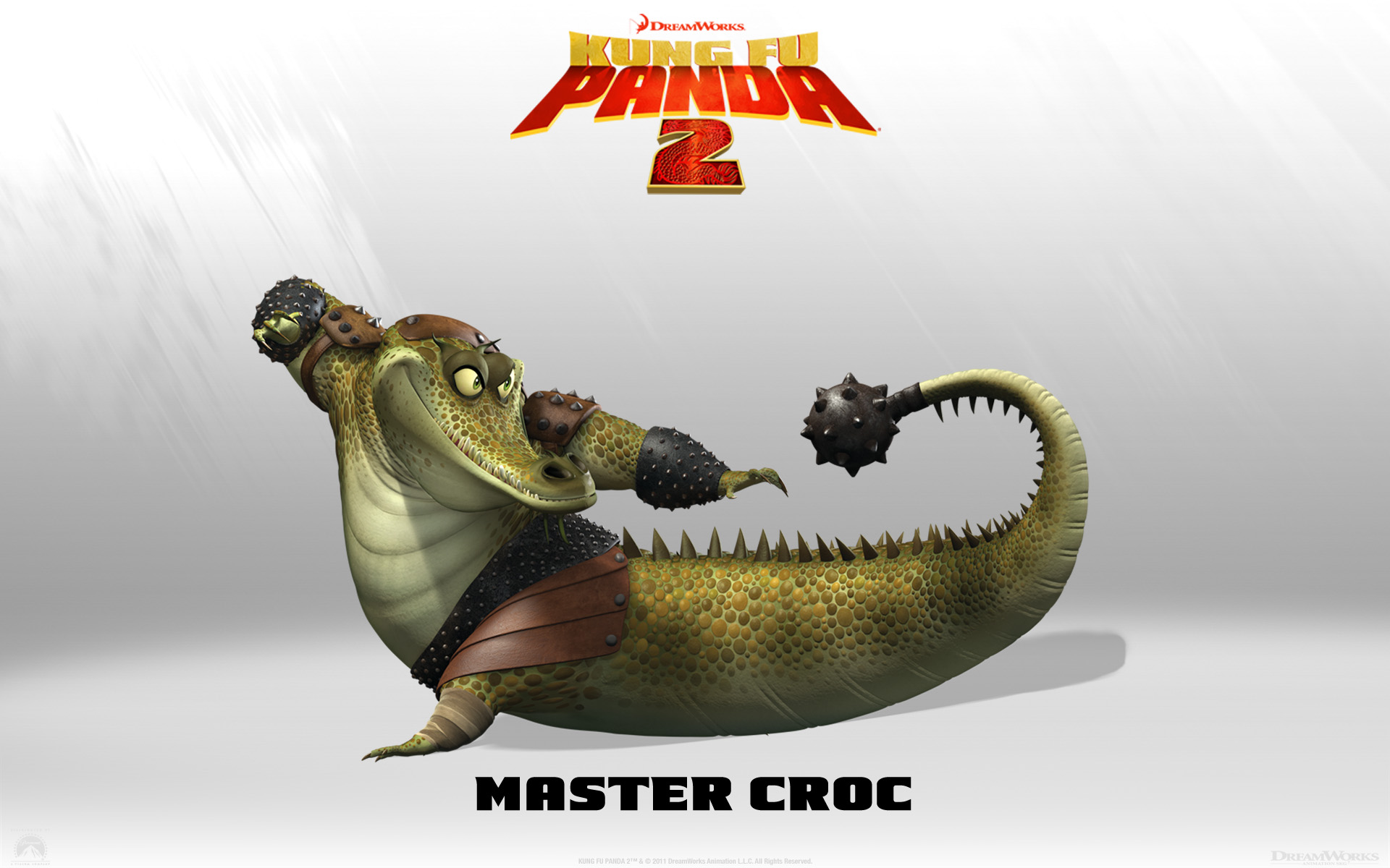Master Croc from Kung Fu Panda 2 Movie Desktop Wallpaper