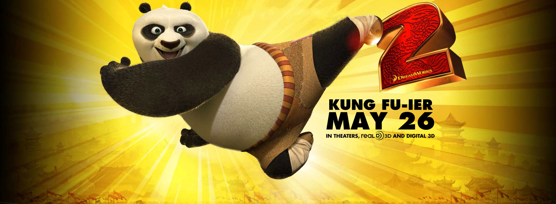 Po from Kung Fu Panda 2 Desktop Wallpaper