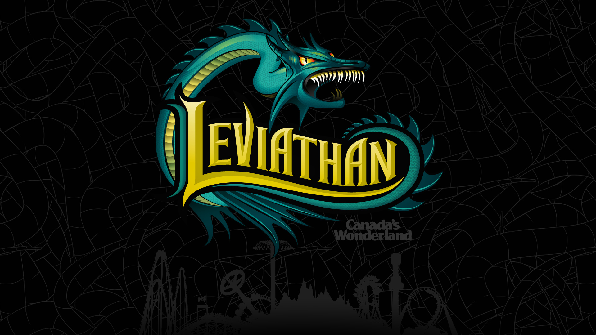 Leviathan Logo from Canada’s Wonderland Desktop Wallpaper