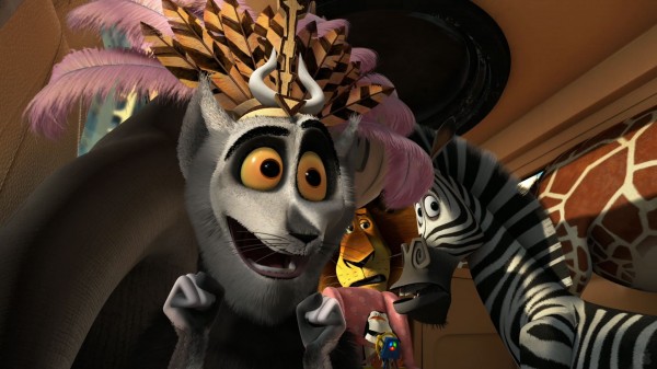 KIng Julien the lemur from Dreamworks Madagascar 3: Europe's Most Wanted wallpaper