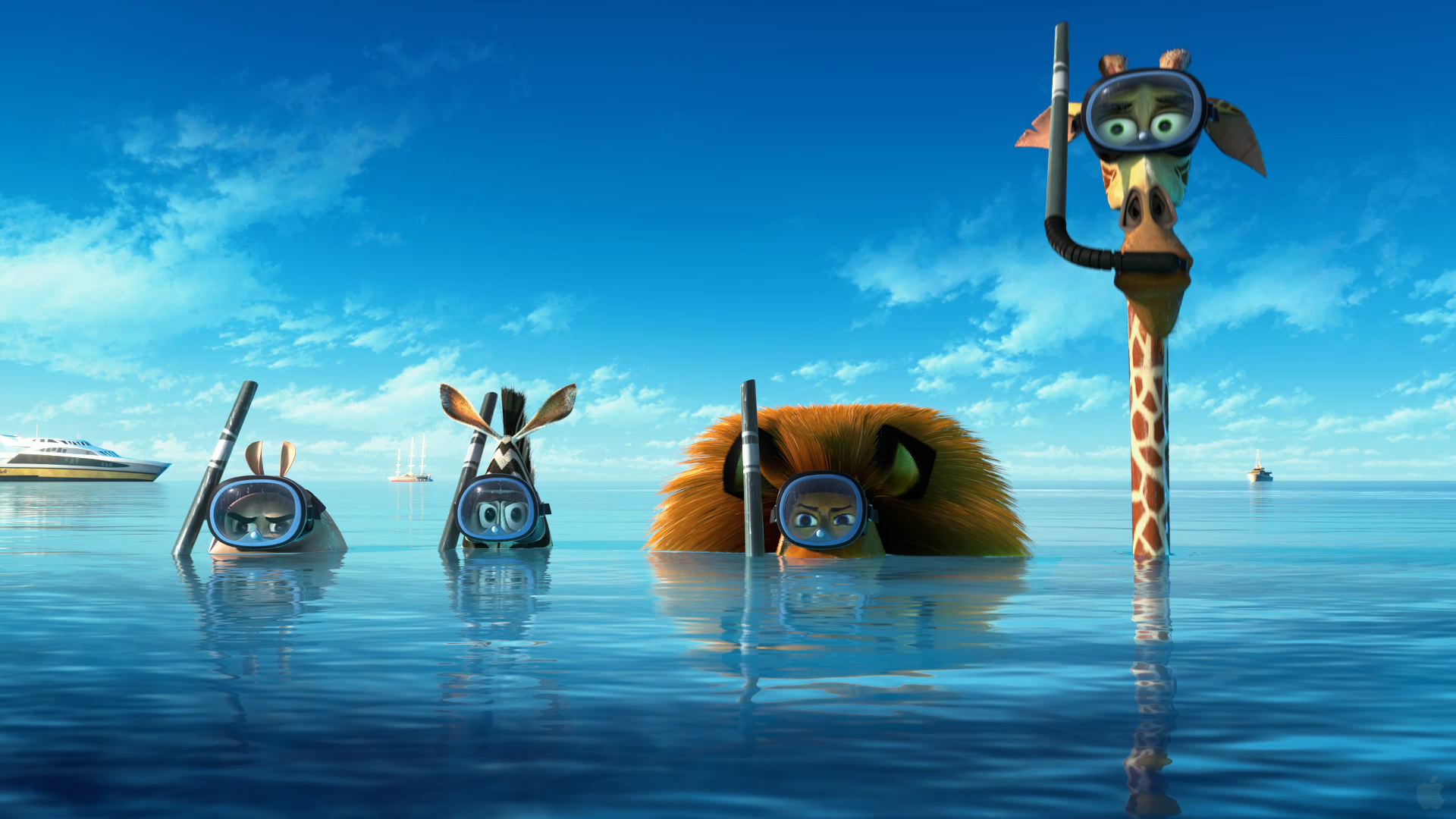 Cast of Madagascar 3: Europe's Most Wanted Desktop Wallpaper