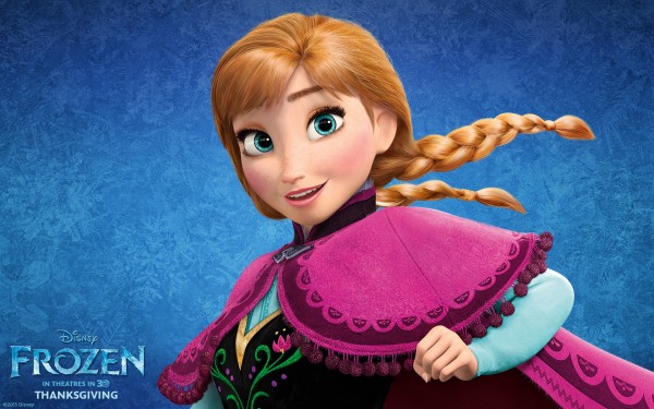 Princess Anna from Disney's movie Frozen wallpaper