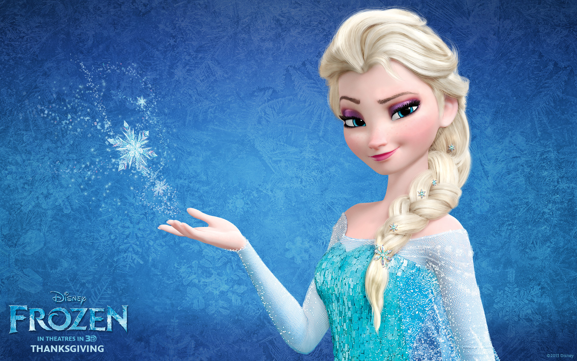 Queen Elsa from Disney’s Frozen Desktop Wallpaper