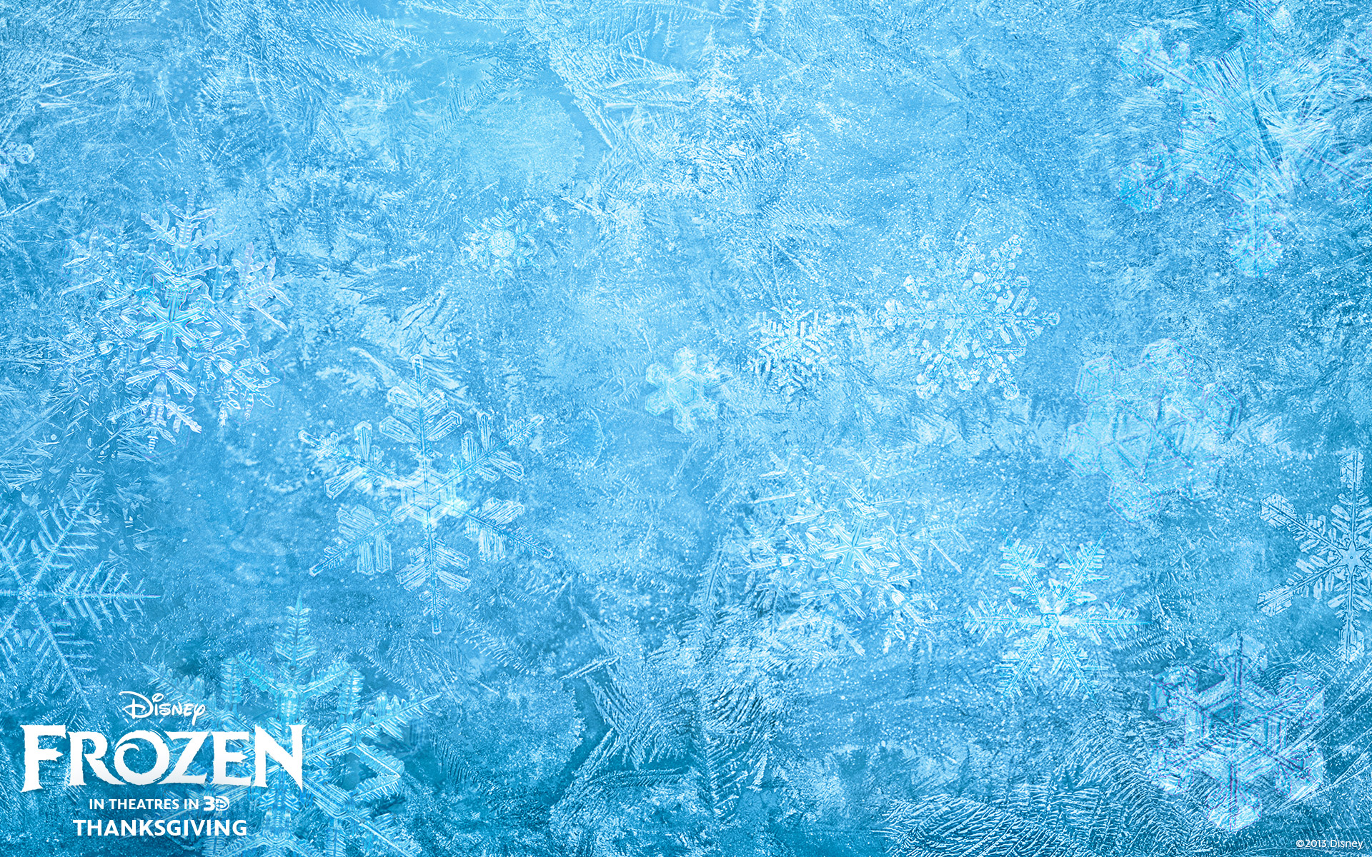 Ice Background From Disney’s Frozen Desktop Wallpaper