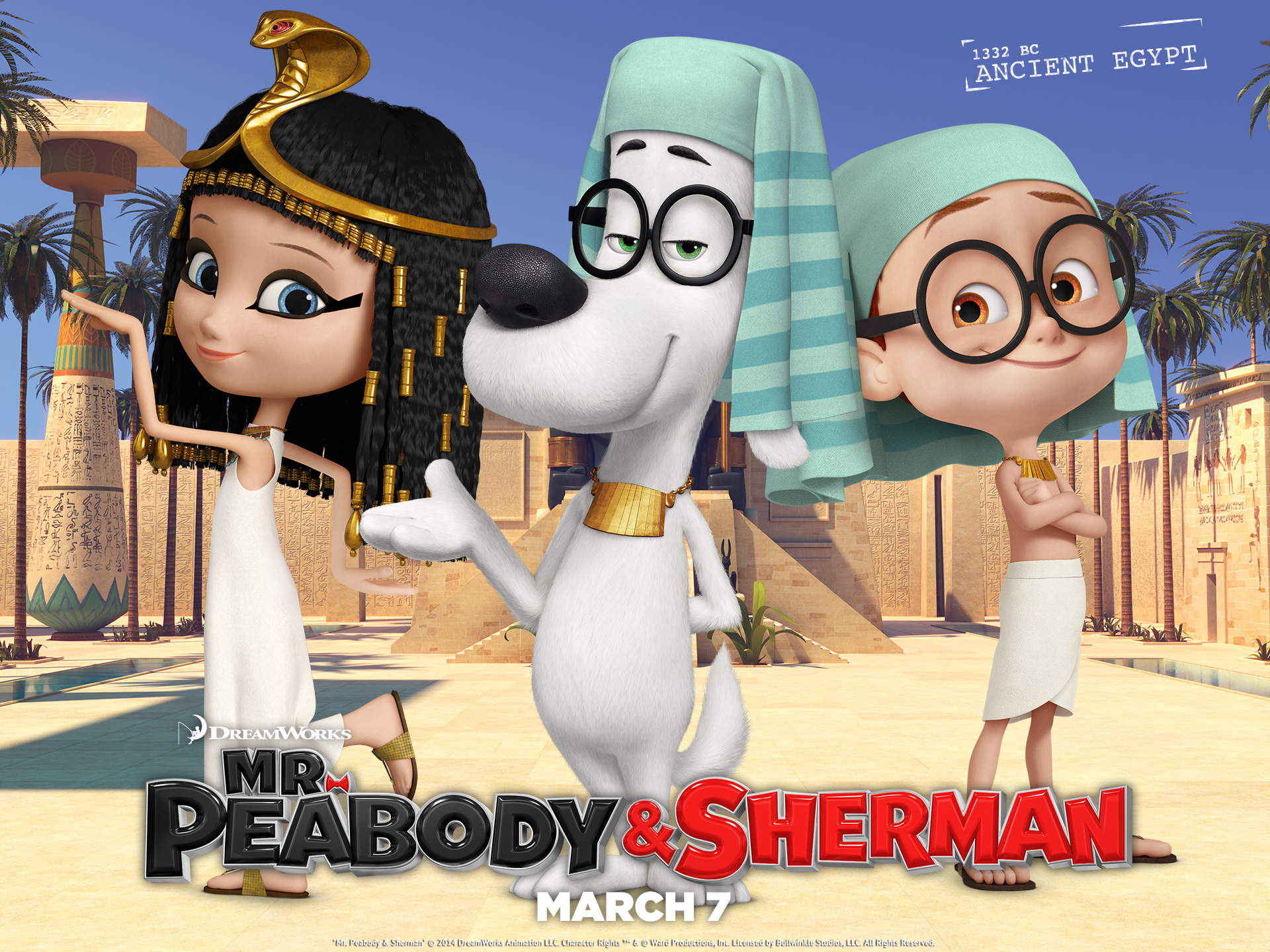 Mr Peabody And Sherman In Ancient Egypt Desktop Wallpaper