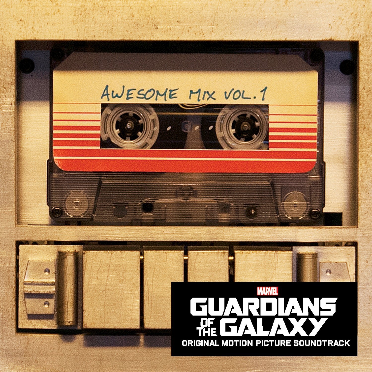 Star Lord's Awesome Mix Tape Cassette from Guardians of the Galaxy Desktop  Wallpaper