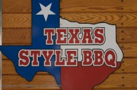 sign reading Texas Style BBQ