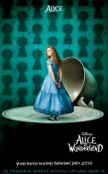 Alice from Alice in Wonderland shrunk to a small size
