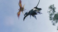 leonopteryx attacking Jake Sully and Banshees