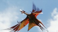 great leonopteryx creature flying in the sky