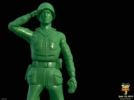 sarge the green army man saluting from toy story