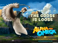 Marcel the goose from the movie Alpha and Omega