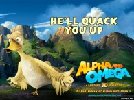 Paddy the yellow duck from the movie Alpha & Omega