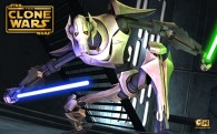 wallpaper picture of general grievous holding a light saber from star wars