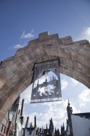 entrance archway to Hogsmeade