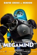Megamind's pet fish Minion in armor suit