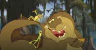 Louis the gator, Tiana and Naveen from Disney's Princess and the Frog wallpaper