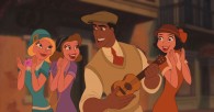 Prince Naveen on the streets of New Orleans from Disney's Princess and the Frog movie wallpaper
