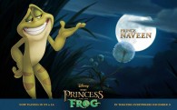 Prince Naveen as a frog from the Disney movie Princess and the Frog wallpaper