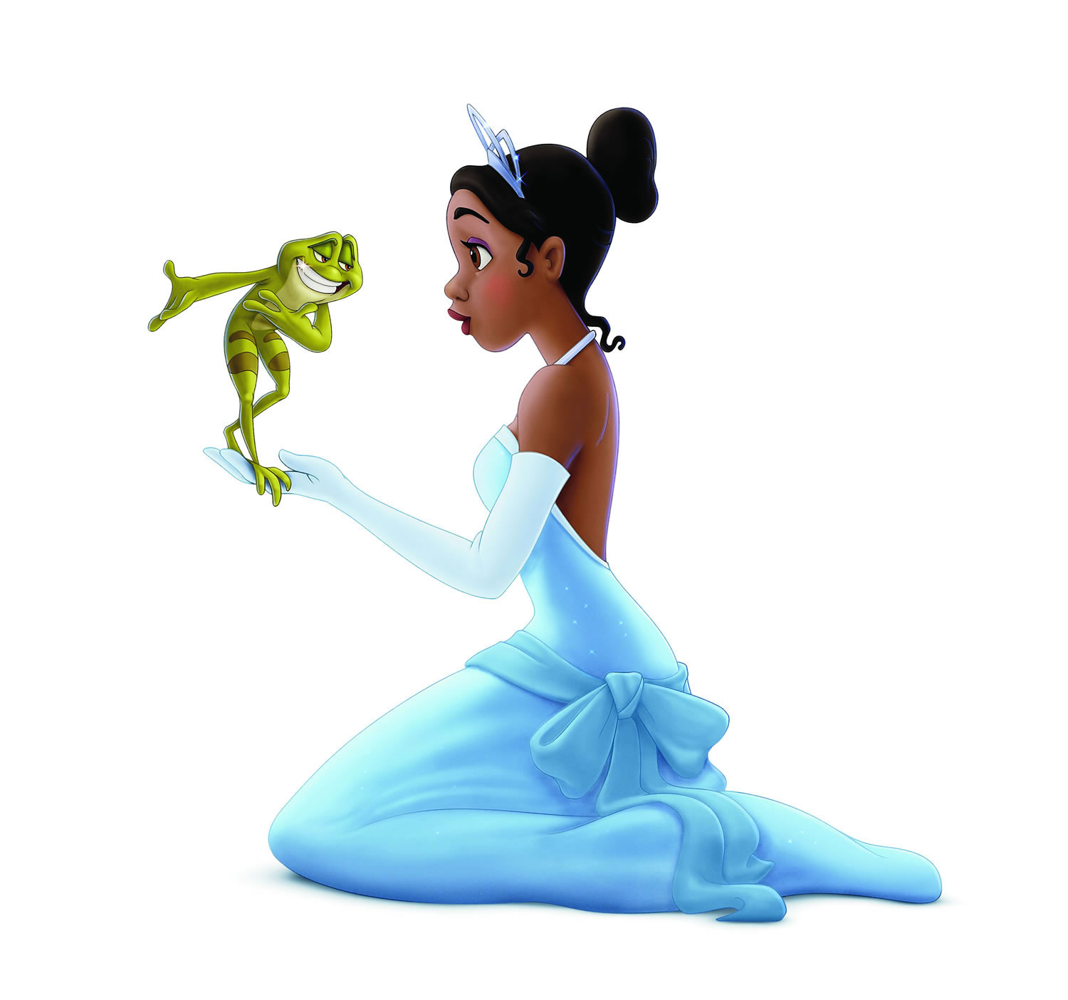 Naveen the Frog and Tiana from Disney’s Princess and the Frog Wallpaper.